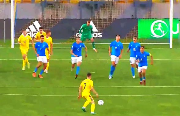 România U19, învinsă de Italia U19 în primul meci de la Euro! Ce „tricolor” a ieșit în evidență + clasamentul și programul