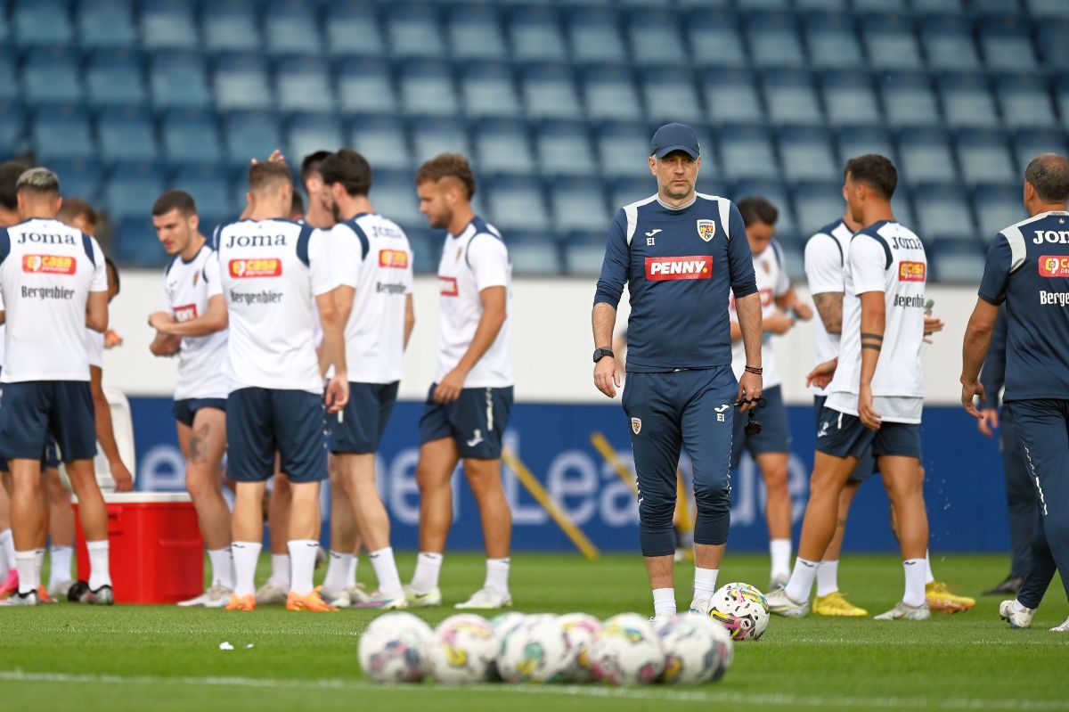 Conferință și antrenament România înainte de meciul cu Elveția