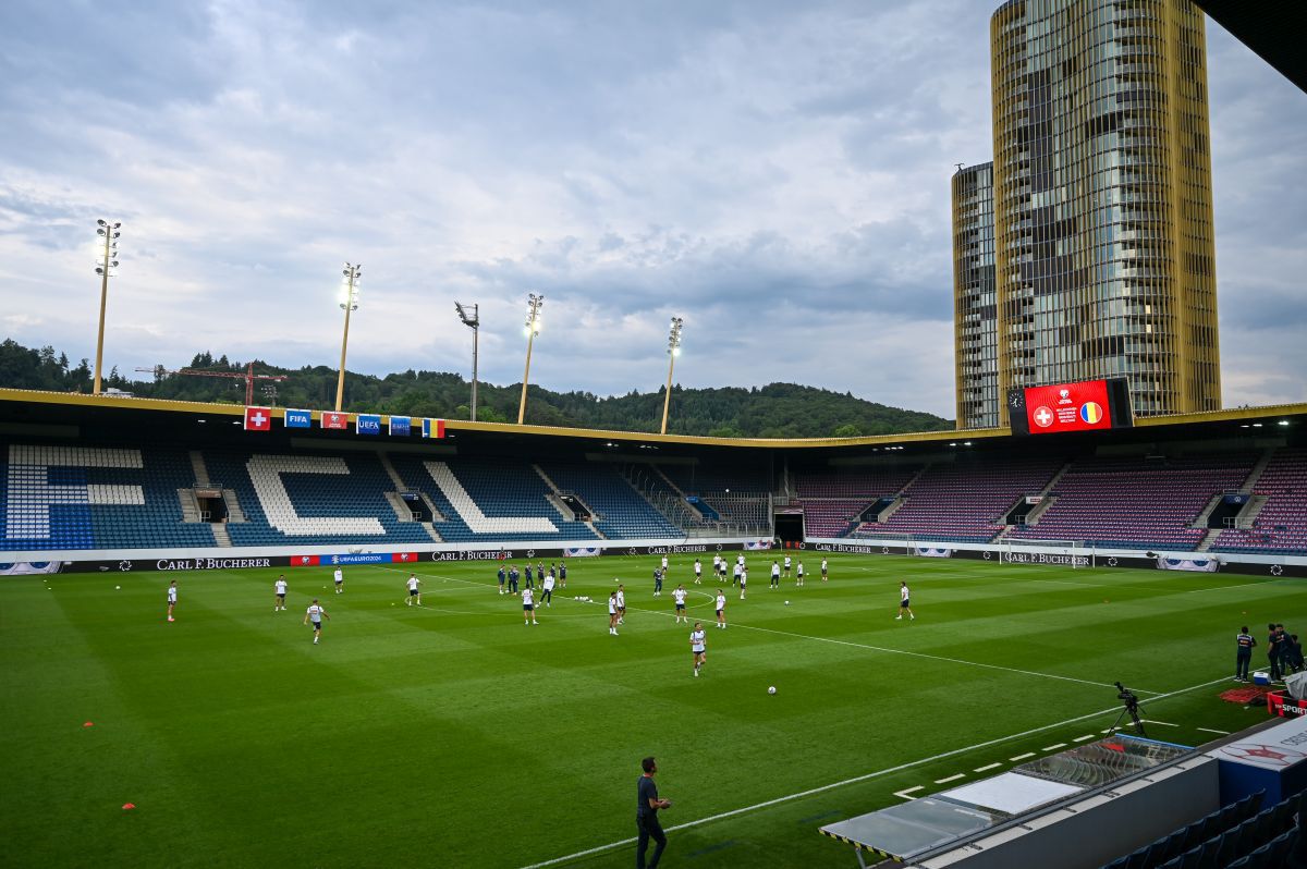 Conferință și antrenament România înainte de meciul cu Elveția