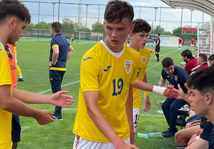 Vasile Șiman i-a făcut galerie fiului său, marcator în România U18 - Macedonia de Nord U18
