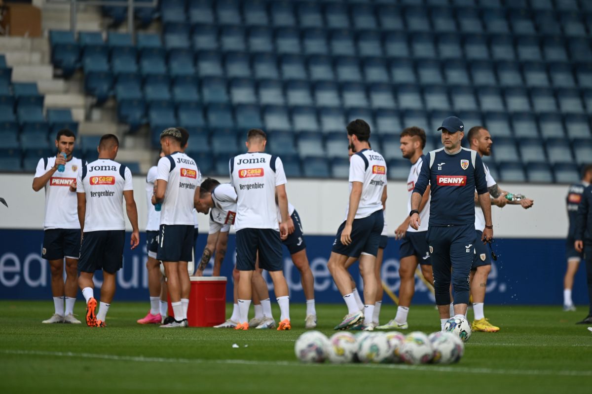 Conferință și antrenament România înainte de meciul cu Elveția