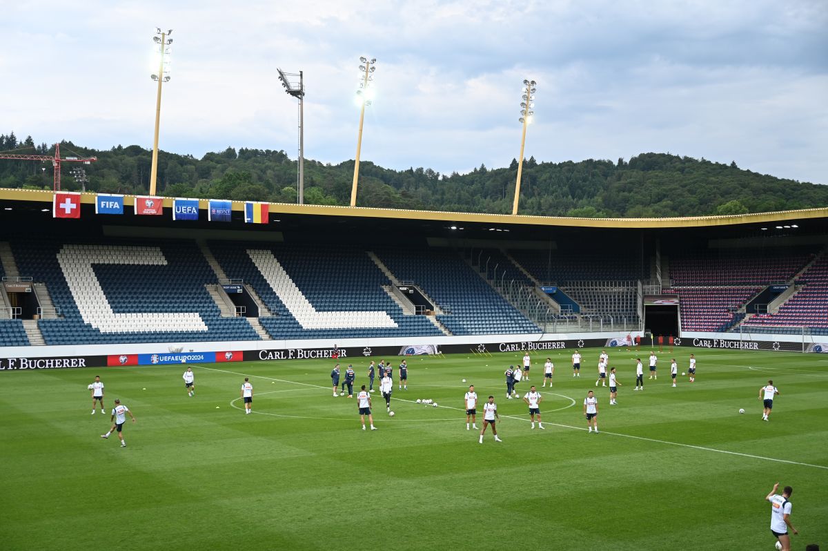 Conferință și antrenament România înainte de meciul cu Elveția