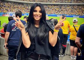 Corina Caragea, pe stadion alături de un fost internațional român la victoria cu Ucraina: „Cât de frumos ne unește fotbalul pe toți”