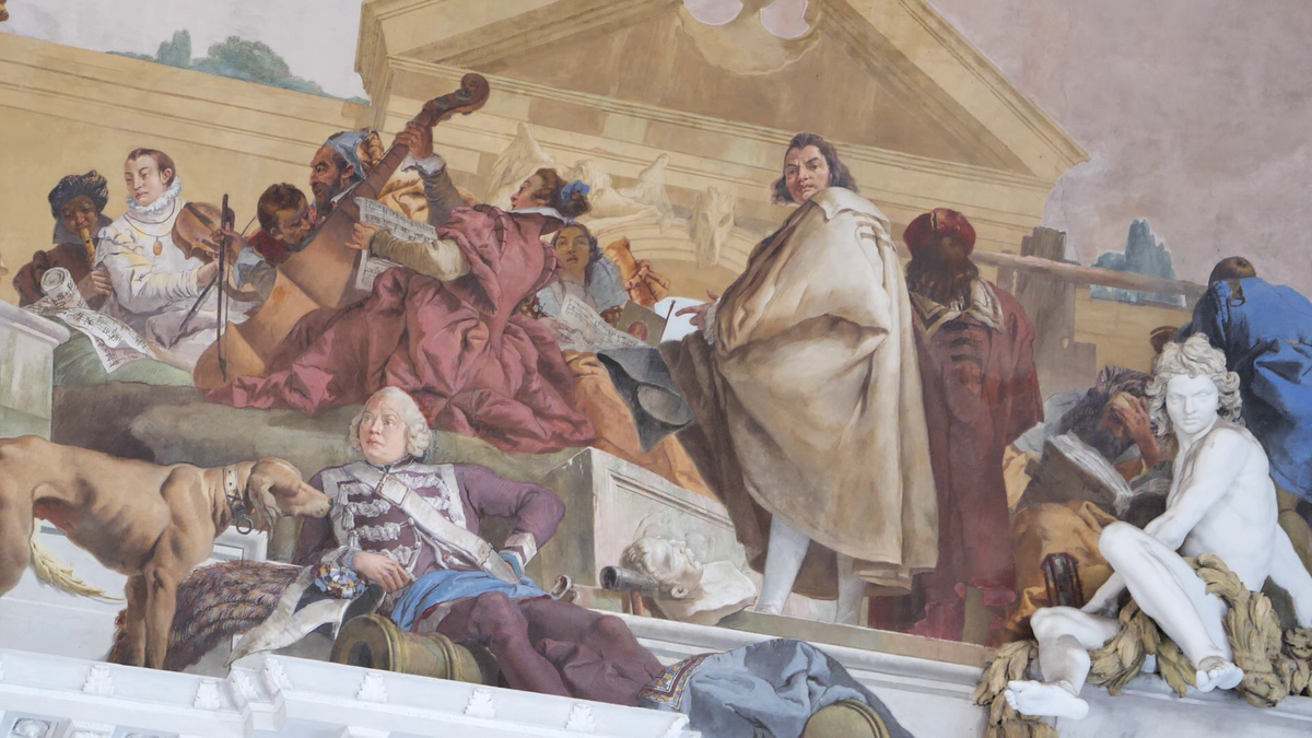 Pe urmele lui Napoleon » Dormitorul lui Bonaparte din palatul somptuos din Wurzburg, păstrat în starea lui originală