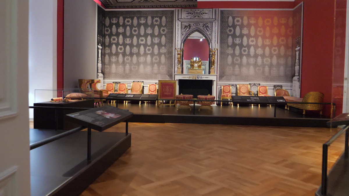 Pe urmele lui Napoleon » Dormitorul lui Bonaparte din palatul somptuos din Wurzburg, păstrat în starea lui originală