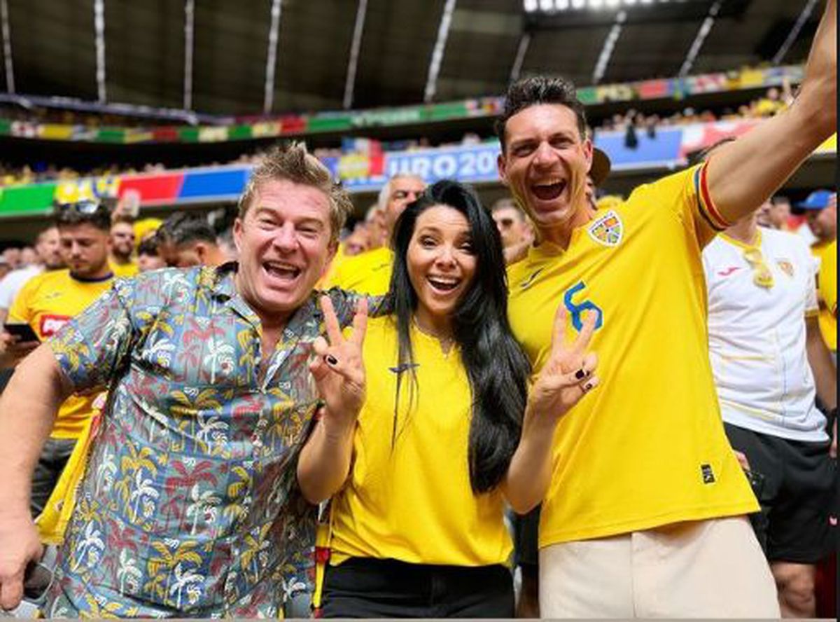 Corina Caragea, pe stadion alături de un fost internațional român la victoria cu Ucraina: „Cât de frumos ne unește fotbalul pe toți”
