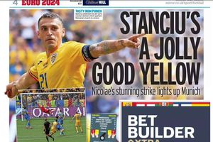 Marile publicații străine, pagini spectaculoase despre victoria naționalei » Am selectat cele mai tari 10 titluri din ziarele de afară: „Petrecere «life'n soul», România istorică”