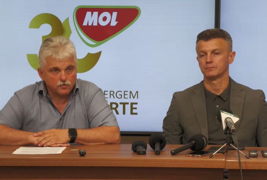 David Kertesz, vicepreședintele lui Sepsi, alături de Ovidiu Burcă Ovidiu Burcă a recunoscut că a fost deturnat: „Când te sună Sepsi...” + Ce urmează la Sf. Gheorghe