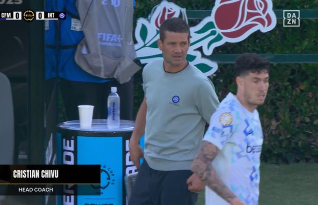 Cristi Chivu a avut un mesaj clar cu câteva minute înainte de a debuta pe banca lui Inter