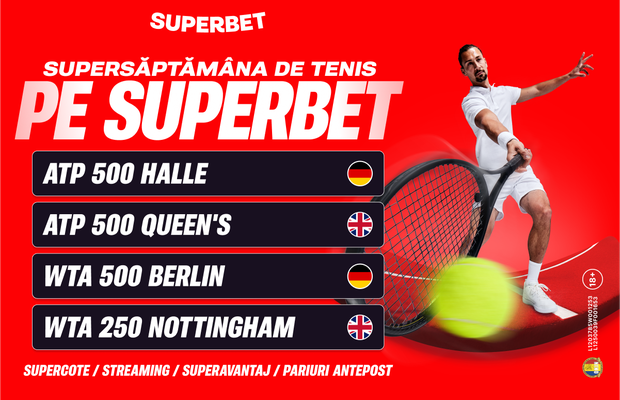 SuperSăptămâna de Tenis pe Superbet: bătălia starurilor în Germania și Marea Britanie