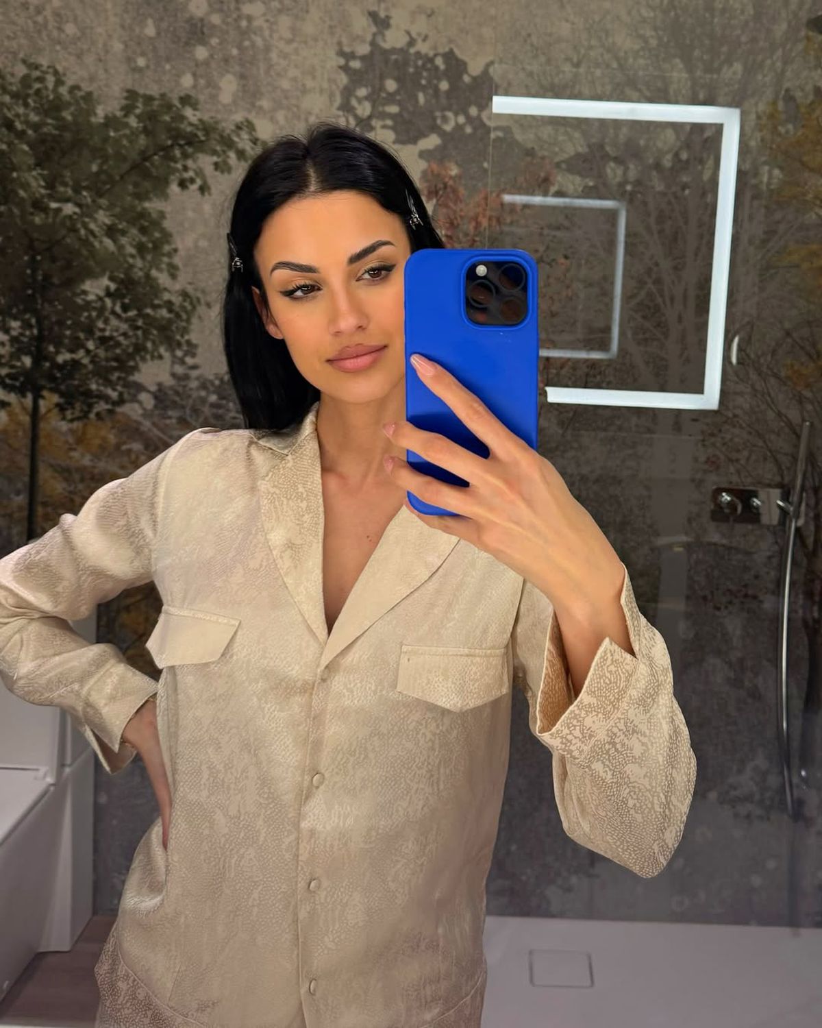 A stat la câțiva metri de Cristi Chivu și a înnebunit pe toată lumea: „M-am simțit profesoară azi”