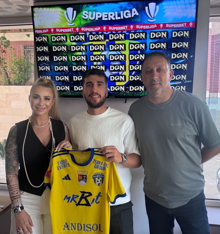 Ronaldo Deaconu, prezentat de Anamaria Prodan la Unirea Slobozia / Foto: Instagram Anamaria Prodan a oficializat cea mai nouă revenire în Superliga: „Good luck”