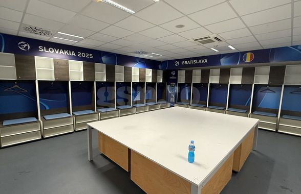 Ce au lăsat în vestiar „tricolorii” la Euro, după eșecul cu Slovacia U21 » Detaliul surprins de fotoreporterul GSP