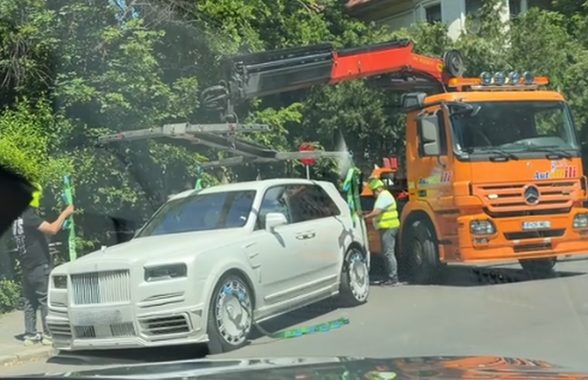 I-au ridicat Rolls-ul lui Mirel Rădoi » Imaginile cu mașina de 700.000 de euro s-au viralizat: „Îmi pare rău, băietu'!”