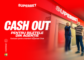 Ești membru Superbet Club? Ai Cash Out în agenții!