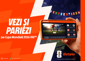 Pariuri live pe Betano: Cupa Mondială FIFA 2026, livestreaming, program meciuri, statistici și cote speciale