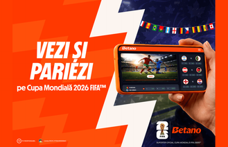 Pariuri live pe Betano: Cupa Mondială FIFA 2026, livestreaming, program meciuri, statistici și cote speciale