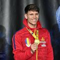 George Dragomir cu medalia de bronz FOTO FIE