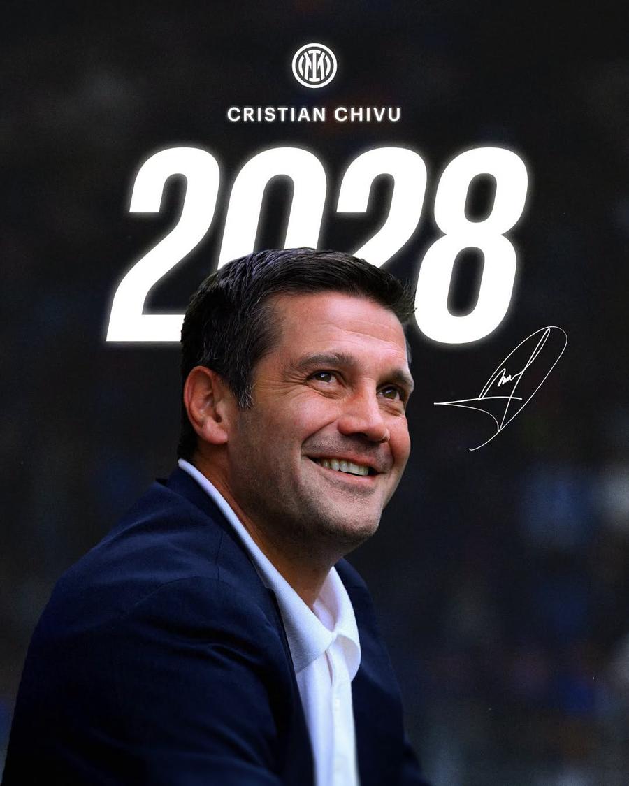 Cristi Chivu și-a prelungit contractul cu Inter Cristi Chivu a ieșit după două ore de la negocieri, apoi a venit comunicatul oficial: „A semnat!”