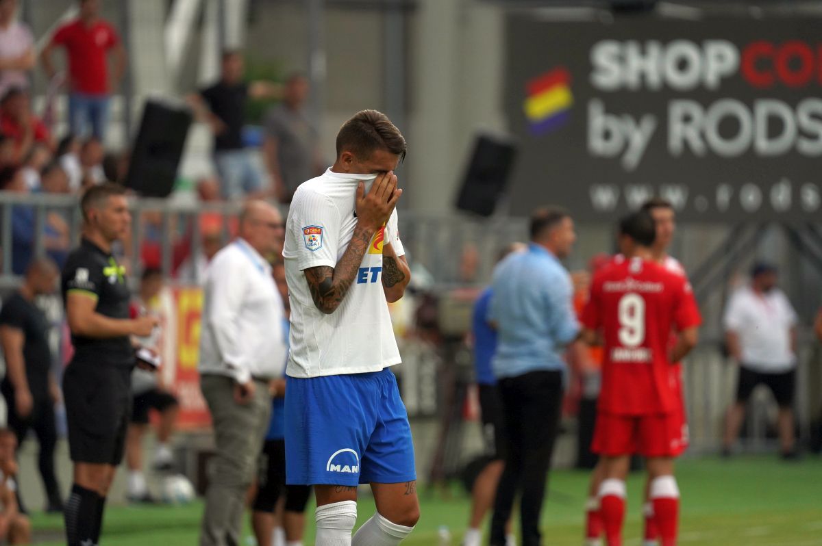 FOTO Accidentare Dănuleasa, UTA - Farul