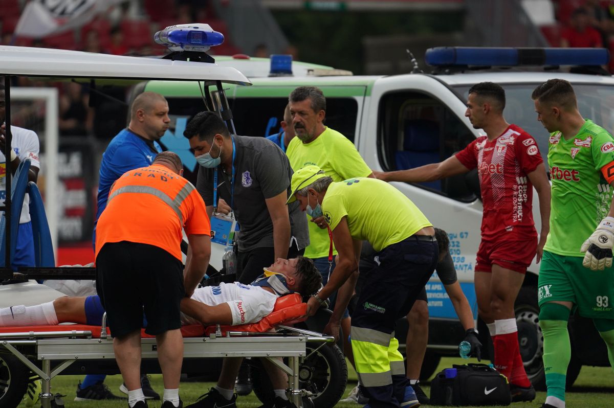 FOTO Accidentare Dănuleasa, UTA - Farul