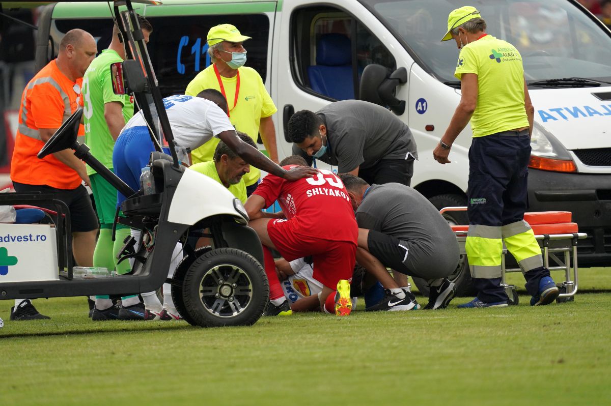 FOTO Accidentare Dănuleasa, UTA - Farul