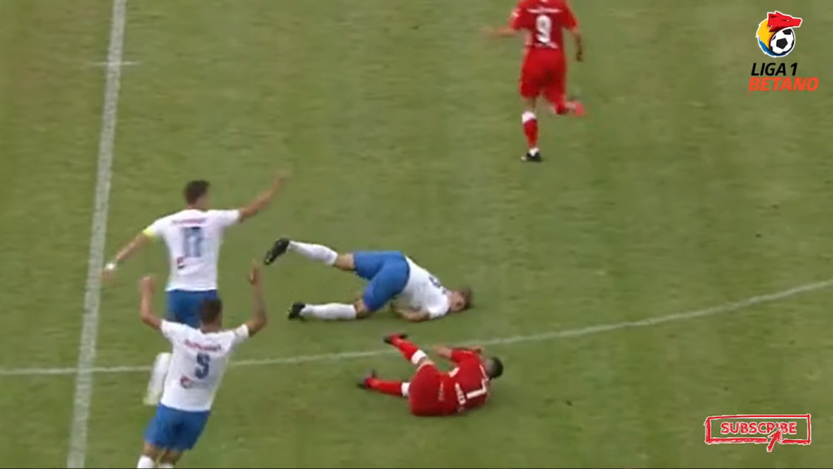 Momente de panică în UTA - Farul » Dănuleasa, inert după o ciocnire violentă! Și-a revenit la urcarea în ambulanță