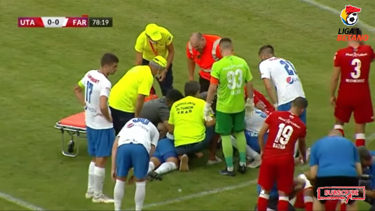 FOTO Accidentare Dănuleasa, UTA - Farul