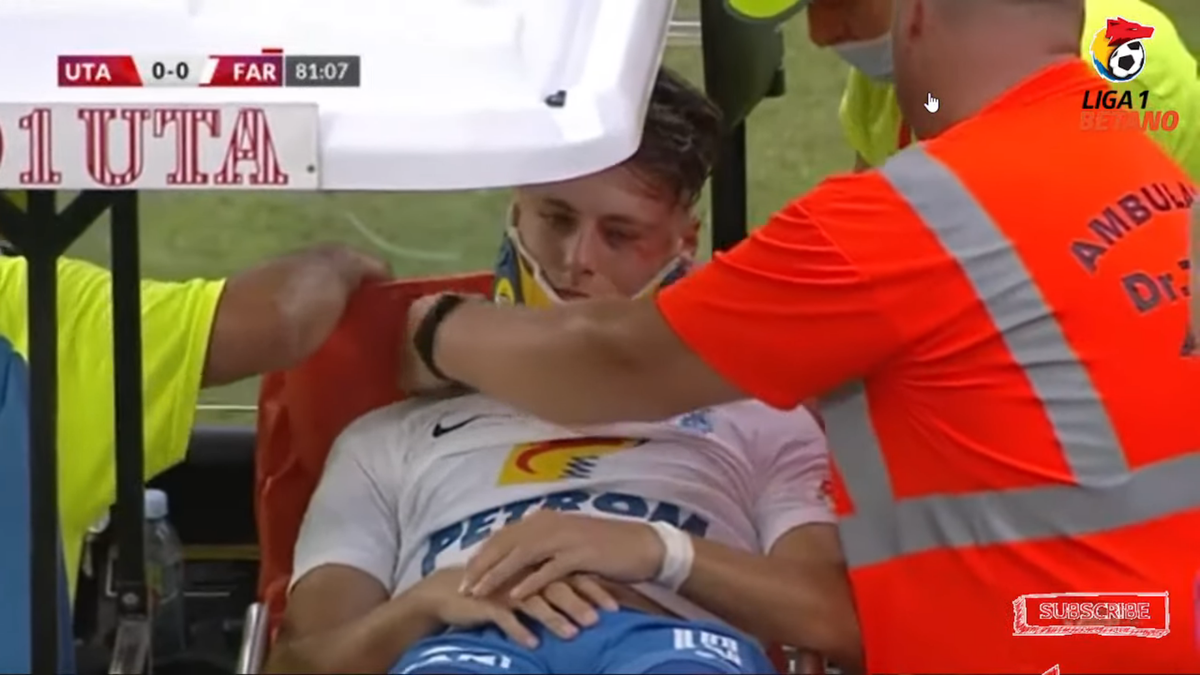 FOTO Accidentare Dănuleasa, UTA - Farul