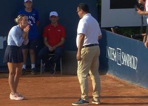 Momente incredibile în meciul Anei Bogdan de la WTA Palermo: „Nu meriți, dar o voi face”