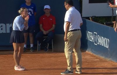 Momente incredibile în meciul Anei Bogdan de la WTA Palermo: „Nu meriți, dar o voi face”