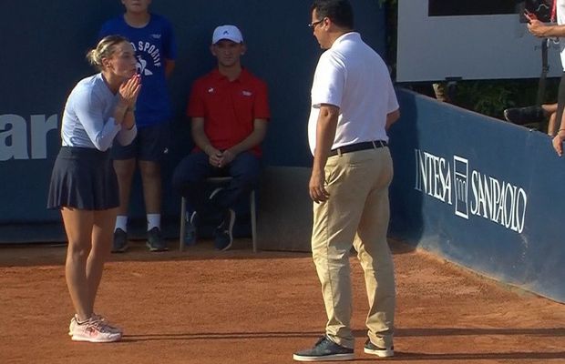 Momente incredibile în meciul Anei Bogdan de la WTA Palermo: „Nu meriți, dar o voi face”