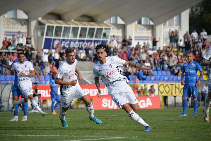 FC Botoșani s-a impus în prima etapă împotriva Chindiei Târgoviște, scor 3-2.