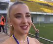 Olivia Cucoș, pe stadion la Sheriff - Farul