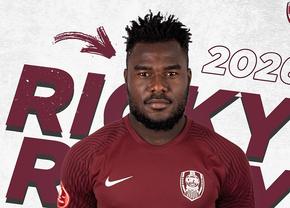 Mijlocașul de 21 de ani a semnat pe 3 sezoane cu CFR Cluj