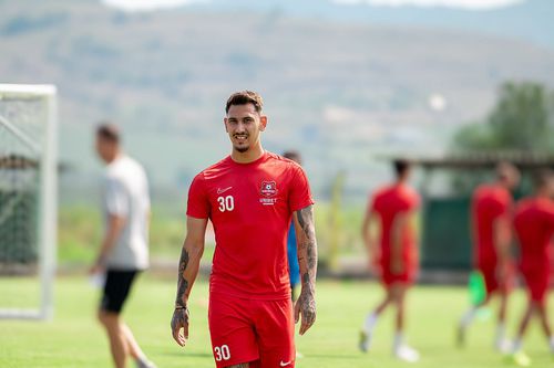 Jovan Markovic, la primul antrenament pentru sibieni. Sursă foto: Hermannstadt