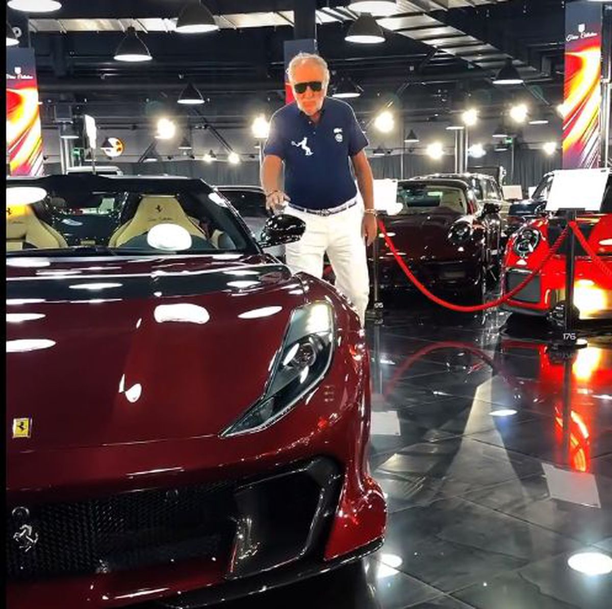 Ion Țiriac, aroganță la prezentarea noului Ferrari 812 Competizione Aperta