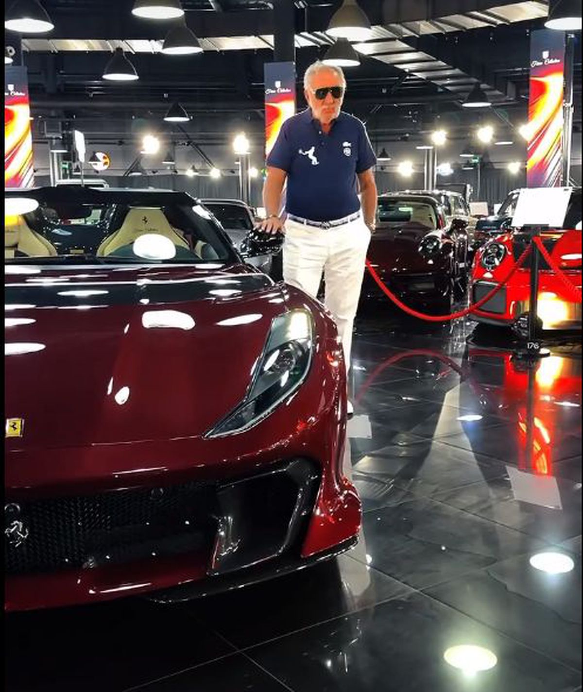 Ion Țiriac, aroganță la prezentarea noului Ferrari 812 Competizione Aperta