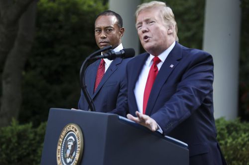 Tiger Woods și Donald Trump / Foto: Imago