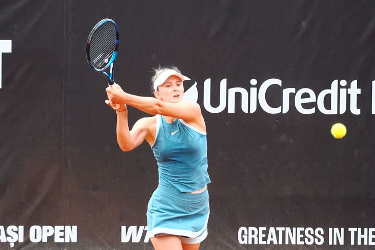 Irina Begu în meciul din sferturile de finală ale UniCredit Iași Open Foto: Roxana Fleșeru