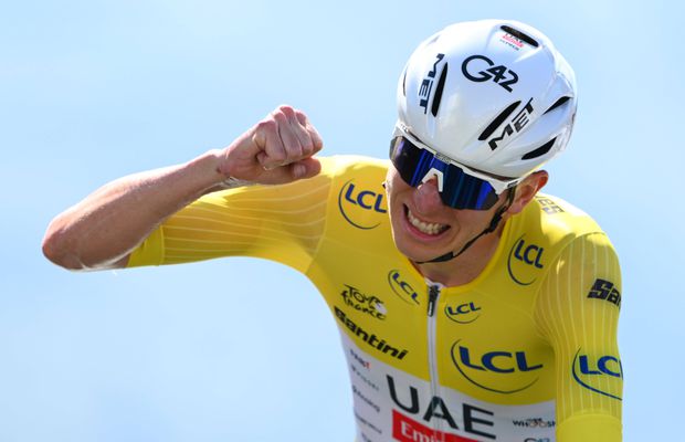 Tadej Pogacar a câștigat și contratimpul în cățărare din Turul Franței! Vingegaard, tot mai departe