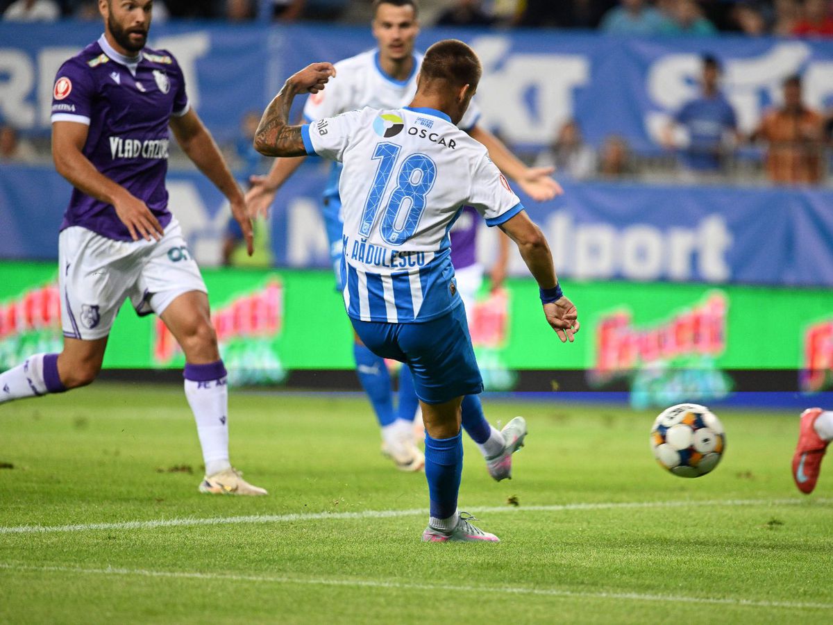 Universitatea Craiova câștigă primul meci din acest sezon! Trupa lui Mirel Rădoi, lider în Superliga