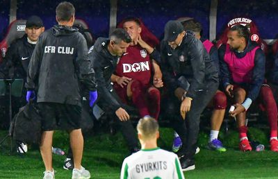 Coincidență stranie: diagnosticul primit de Lindon Emerllahu, accidentat în secunda 30 din CFR Cluj - Paksi