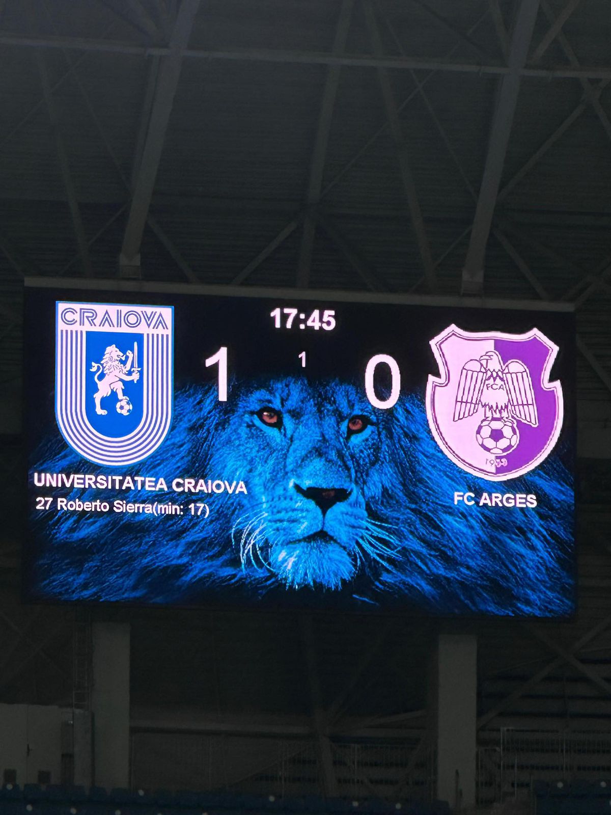 Imagini de la Universitatea Craiova - FC Argeș / foto: Facebook UCV
