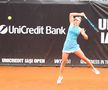 Irina Begu în meciul din sferturile de finală ale UniCredit Iași Open Foto: Roxana Fleșeru