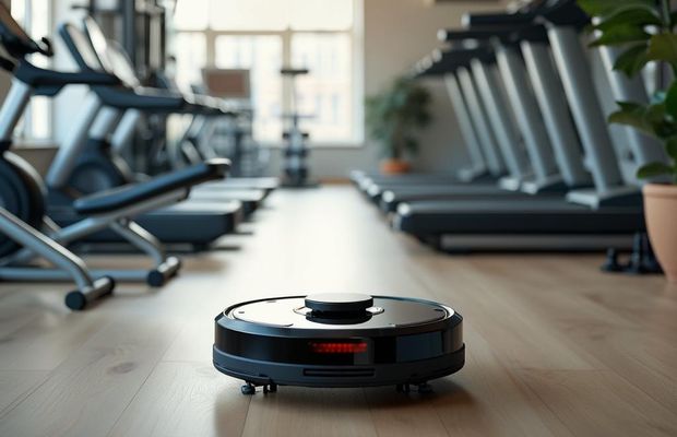 Se poate utiliza un aspirator robot pentru a curăța sala de sport
