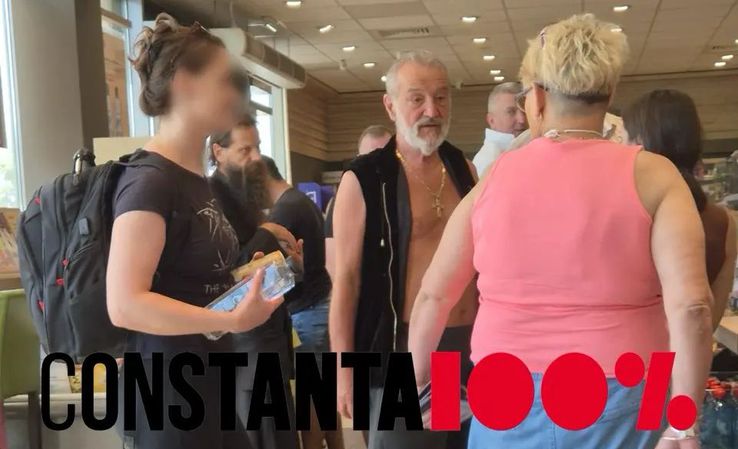 Gigi Becali, în drum spre Constanța / FOTO: Constanța 100%