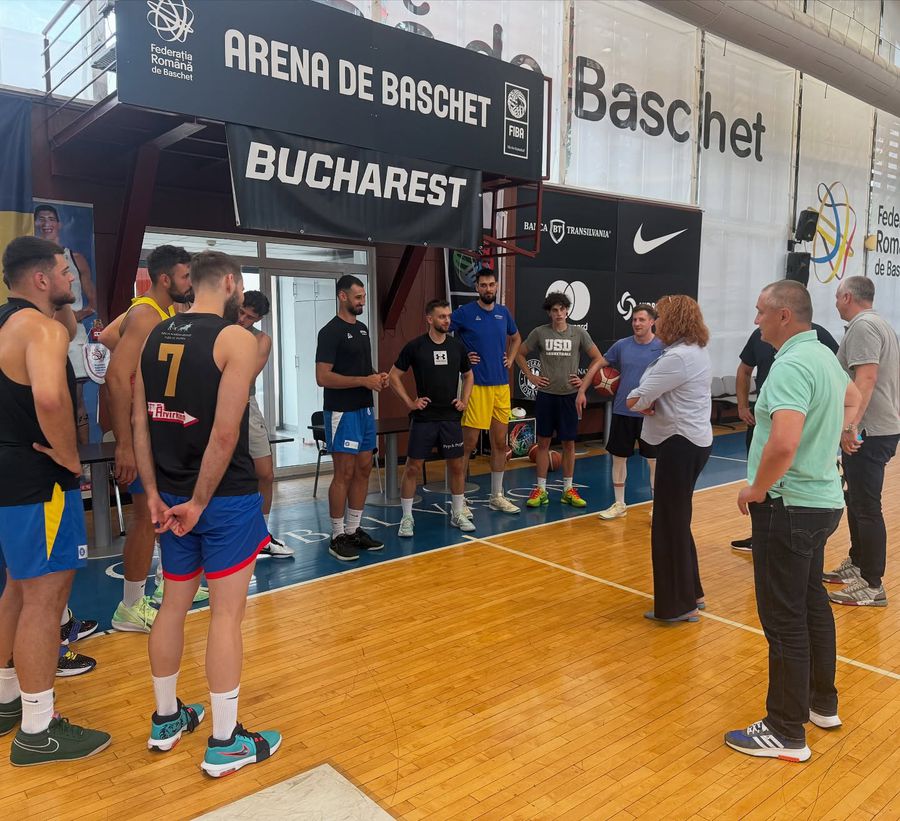 Naționala de baschet masculin a României s-a reunit înaintea precalificărilor pentru Campionatul Mondial » 3 absențe notabile în lotul lui Mihai Silvășan