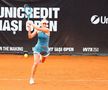 Irina Begu în meciul din sferturile de finală ale UniCredit Iași Open Foto: Roxana Fleșeru