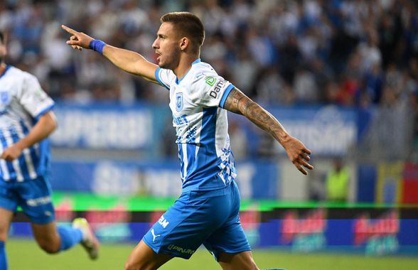 Universitatea Craiova câștigă primul meci din acest sezon! Trupa lui Mirel Rădoi, lider în Superliga